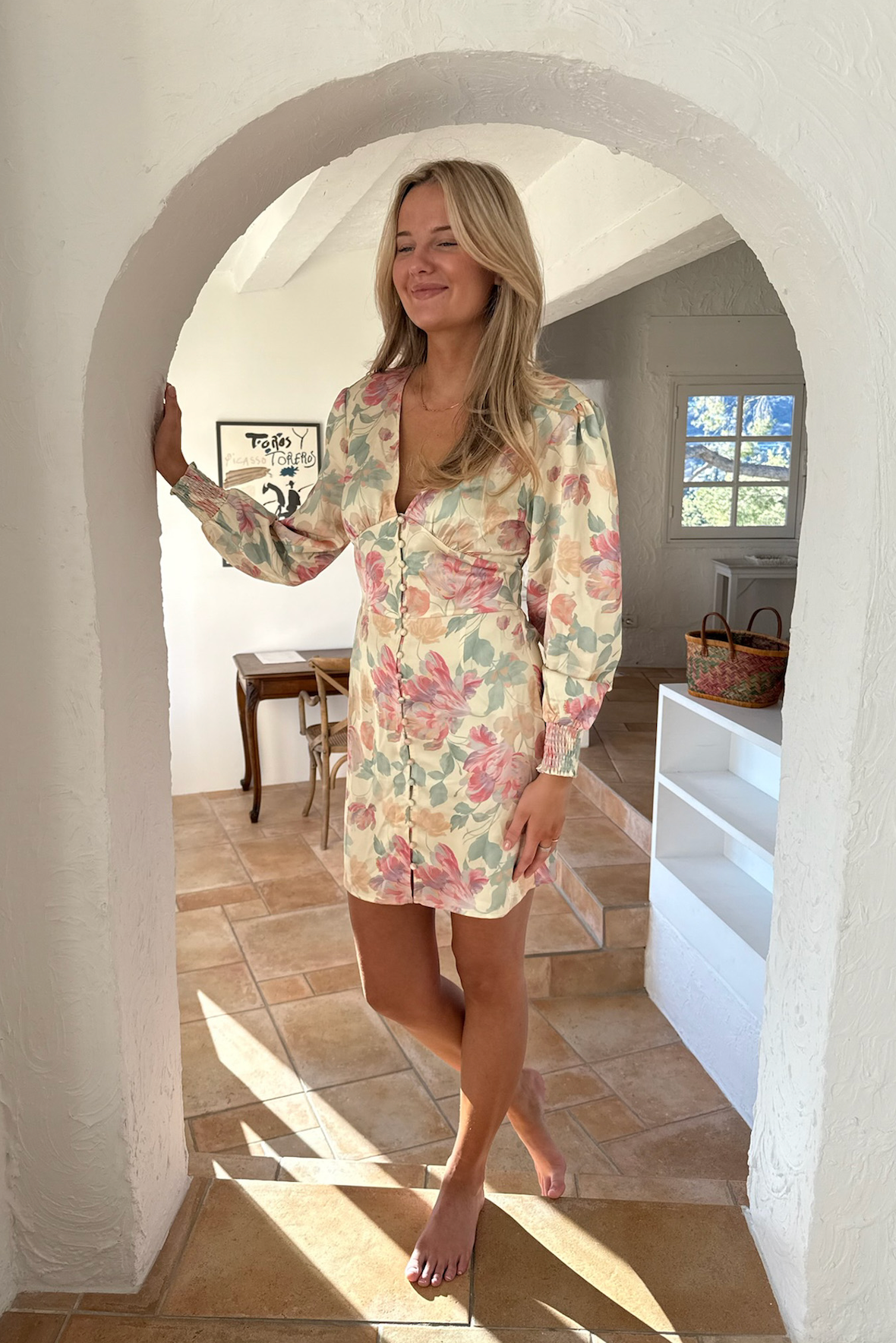Addy Dress PREORDER Pastel Garden