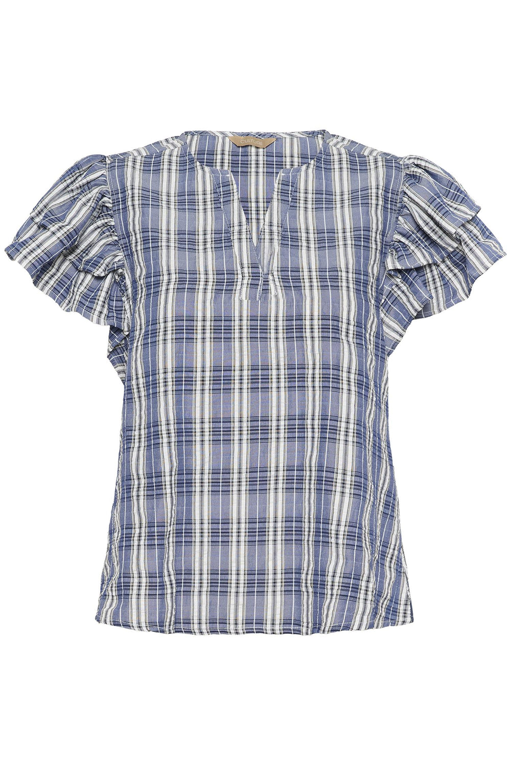 Calista Blouse Blue Check