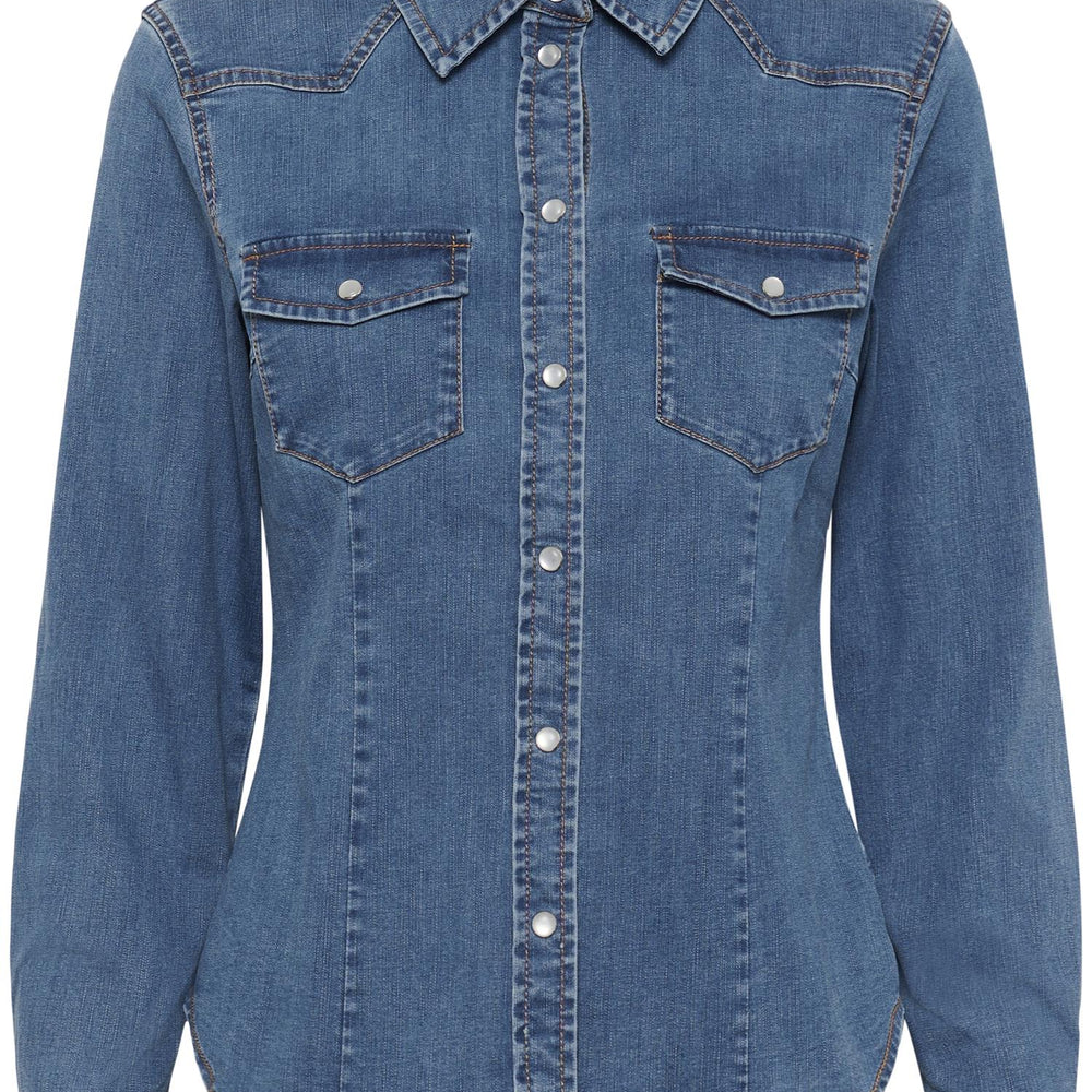 Sanilla Shirt Medium Blue Denim