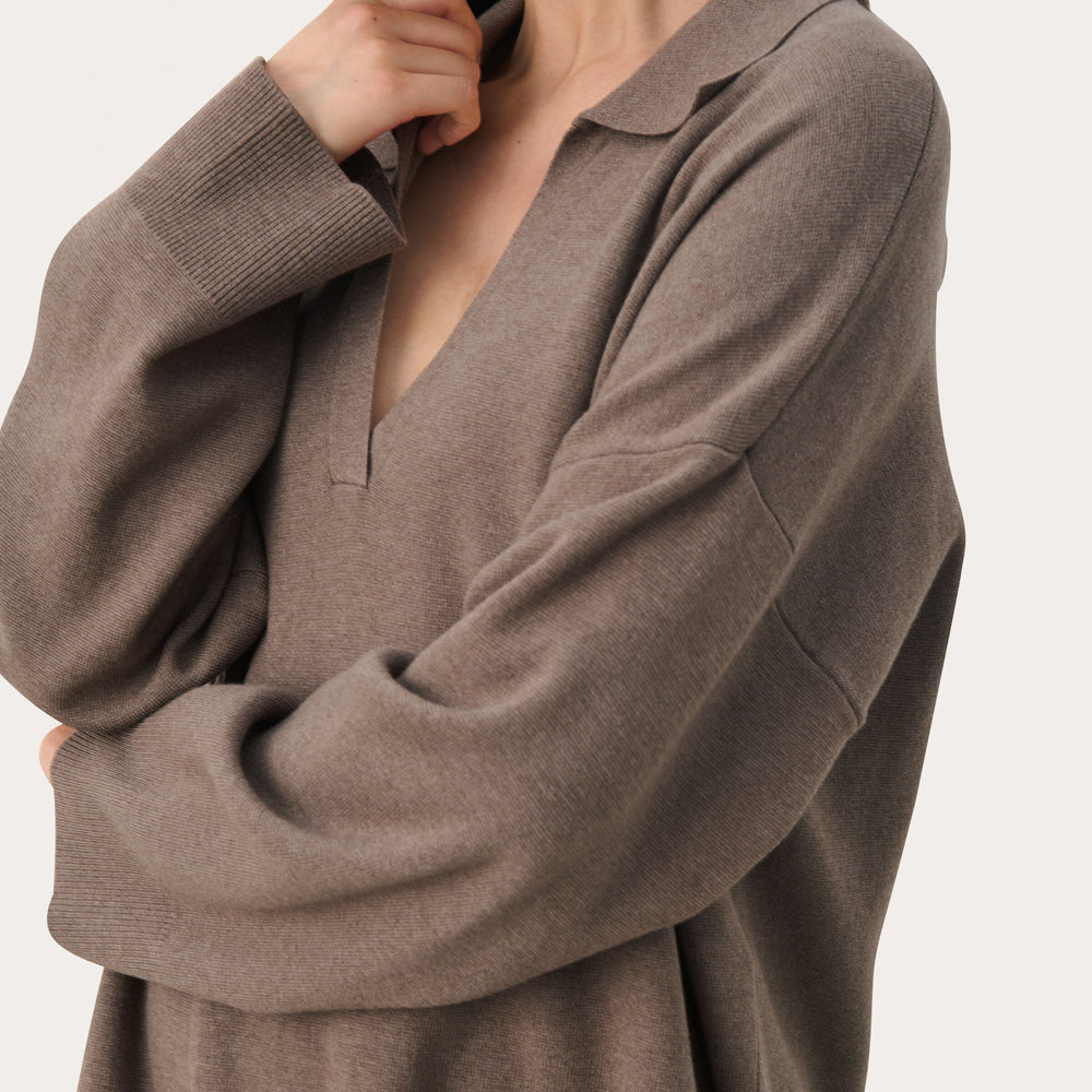 
                      
                        Natara Pullover Mink Melange
                      
                    