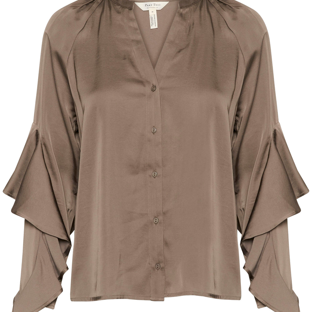 
                      
                        Leane Shirt Walnut
                      
                    