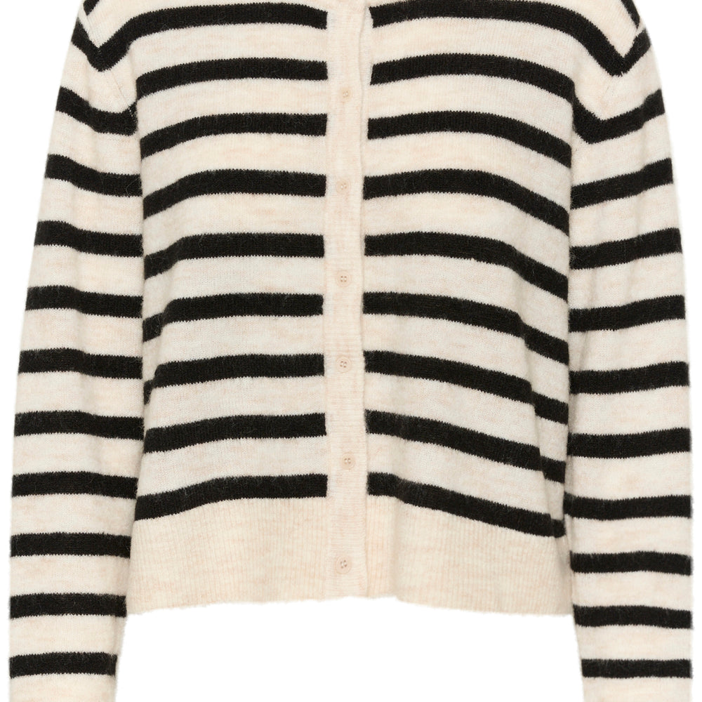 Linika Cardigan Black Stripe