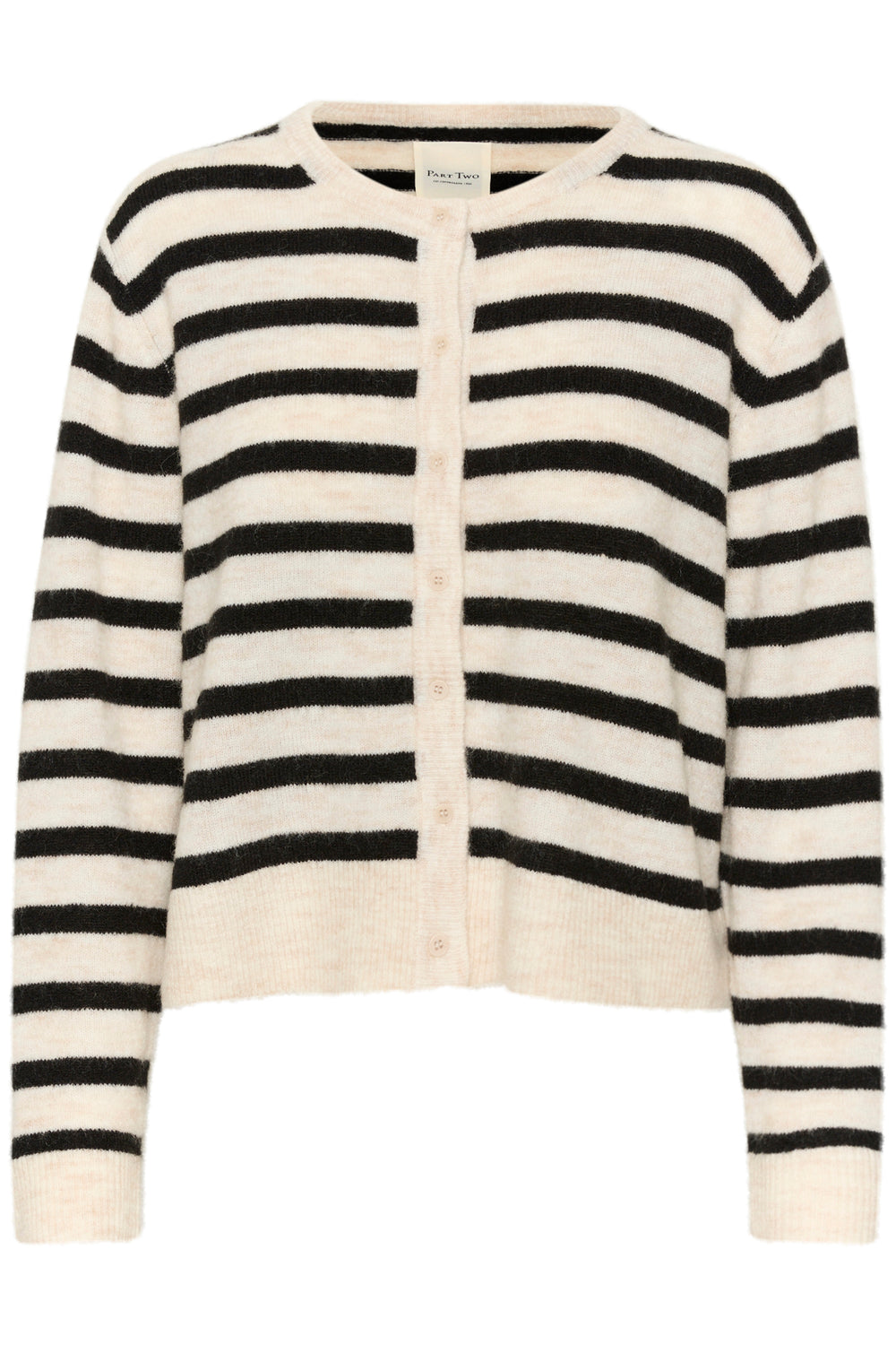 Linika Cardigan Black Stripe