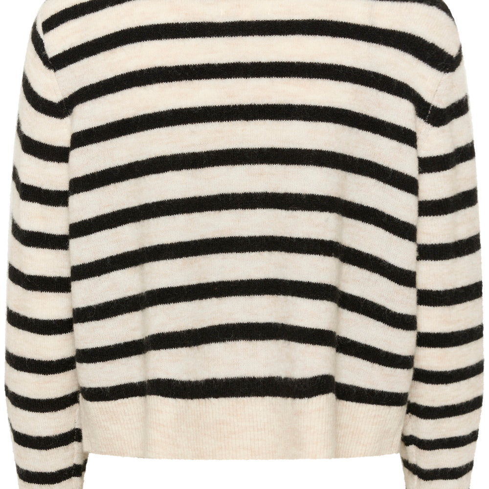 Linika Cardigan Black Stripe