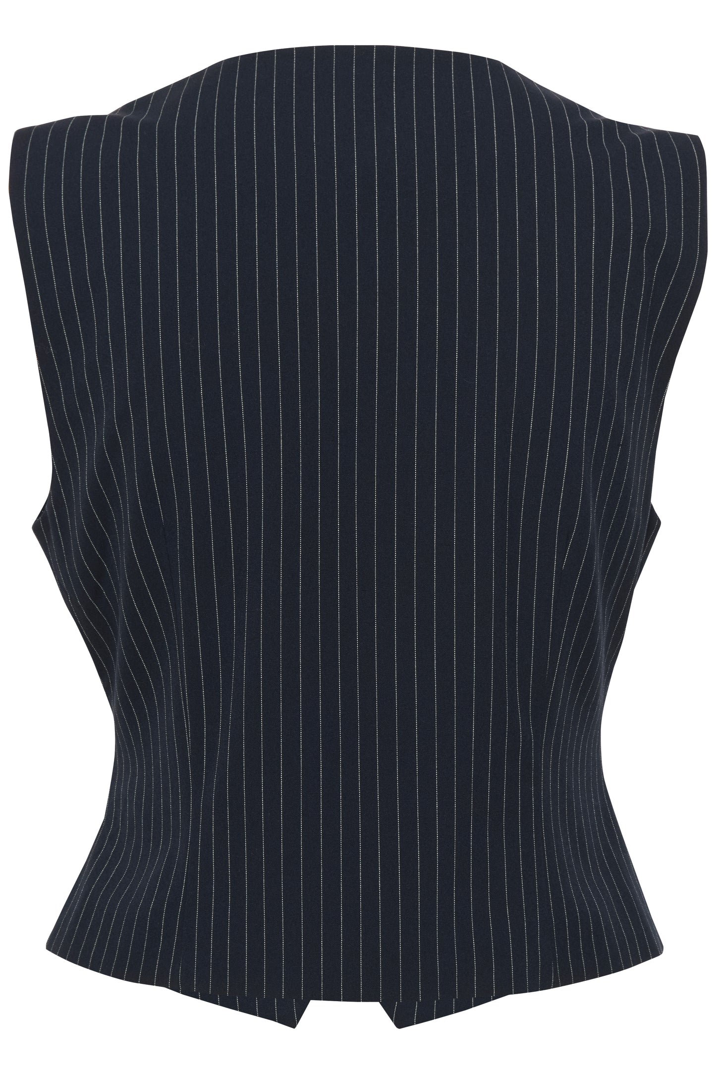 Rikke Waistcoat Dark Navy Pinstripe