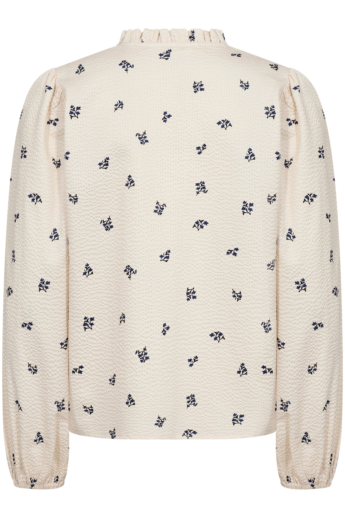 Eimy Blouse Navy Bouquet Print