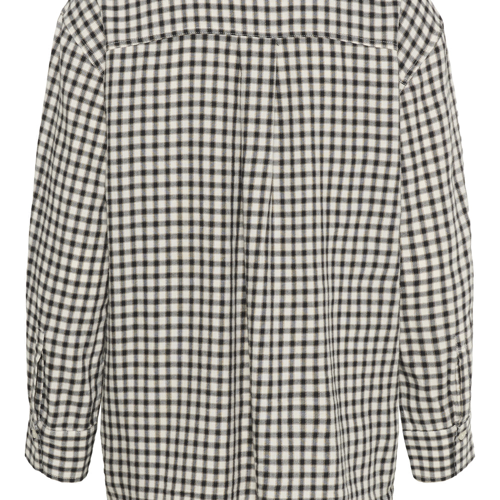 Samea Shirt Dark Navy Mini Check