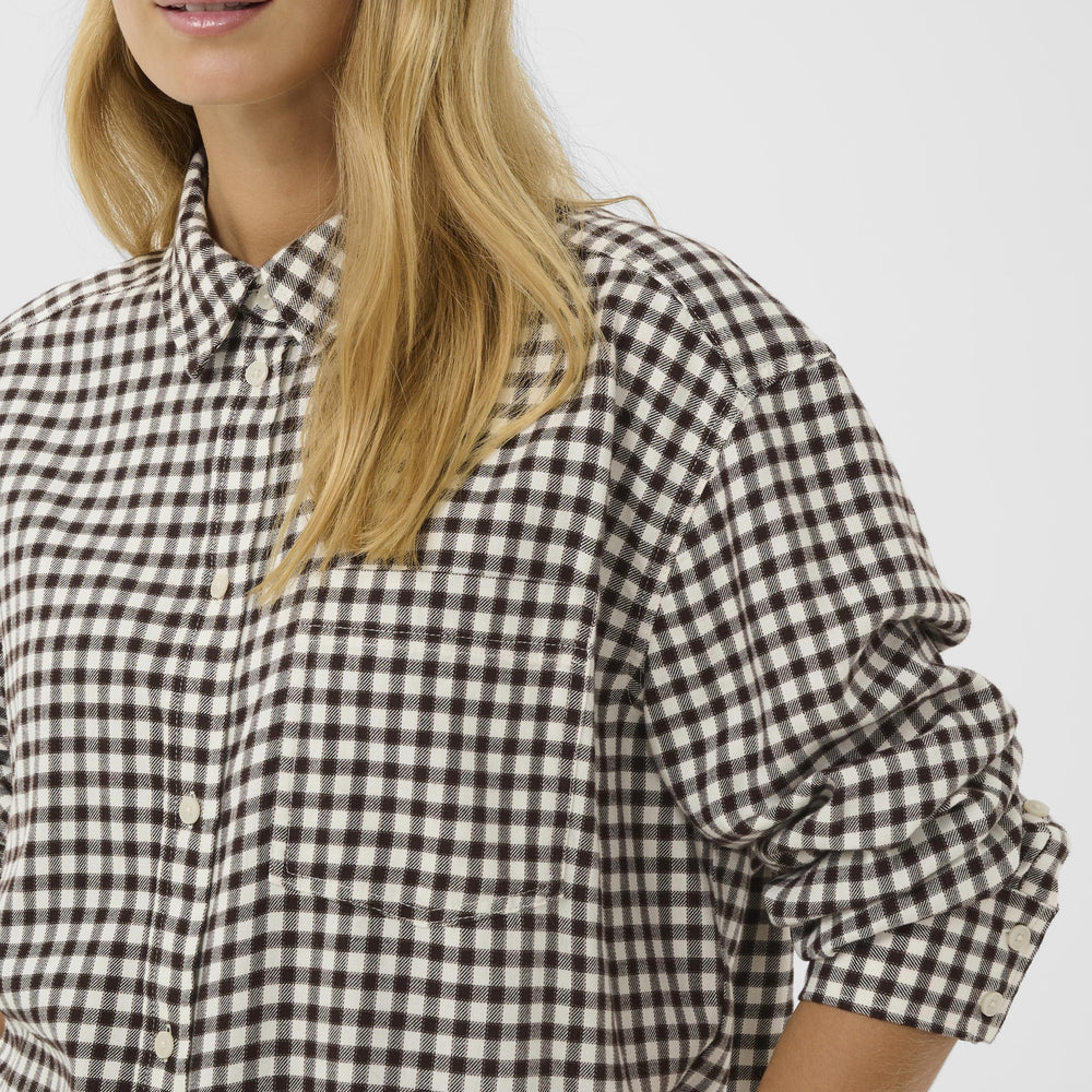 
                      
                        Samea Shirt Ganache Mini Check
                      
                    