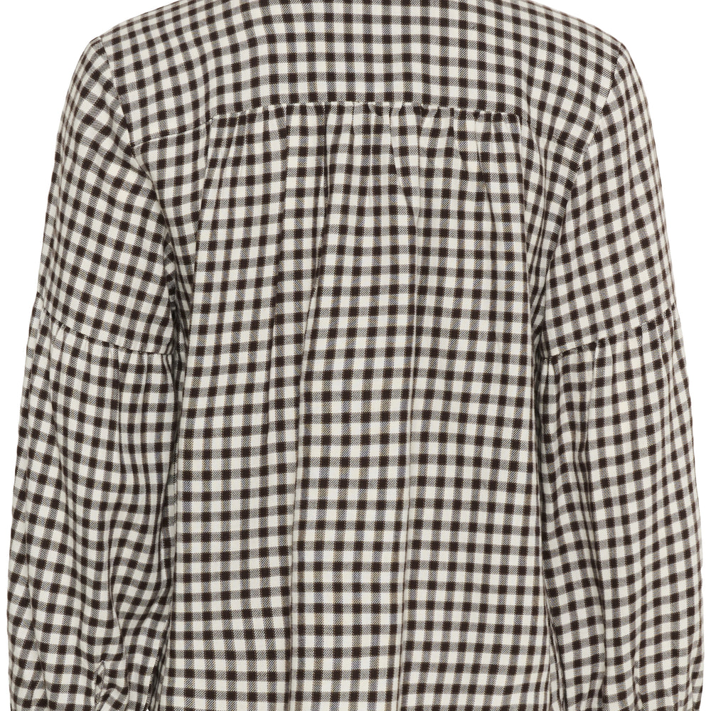 Samilla Shirt Ganache Mini Check