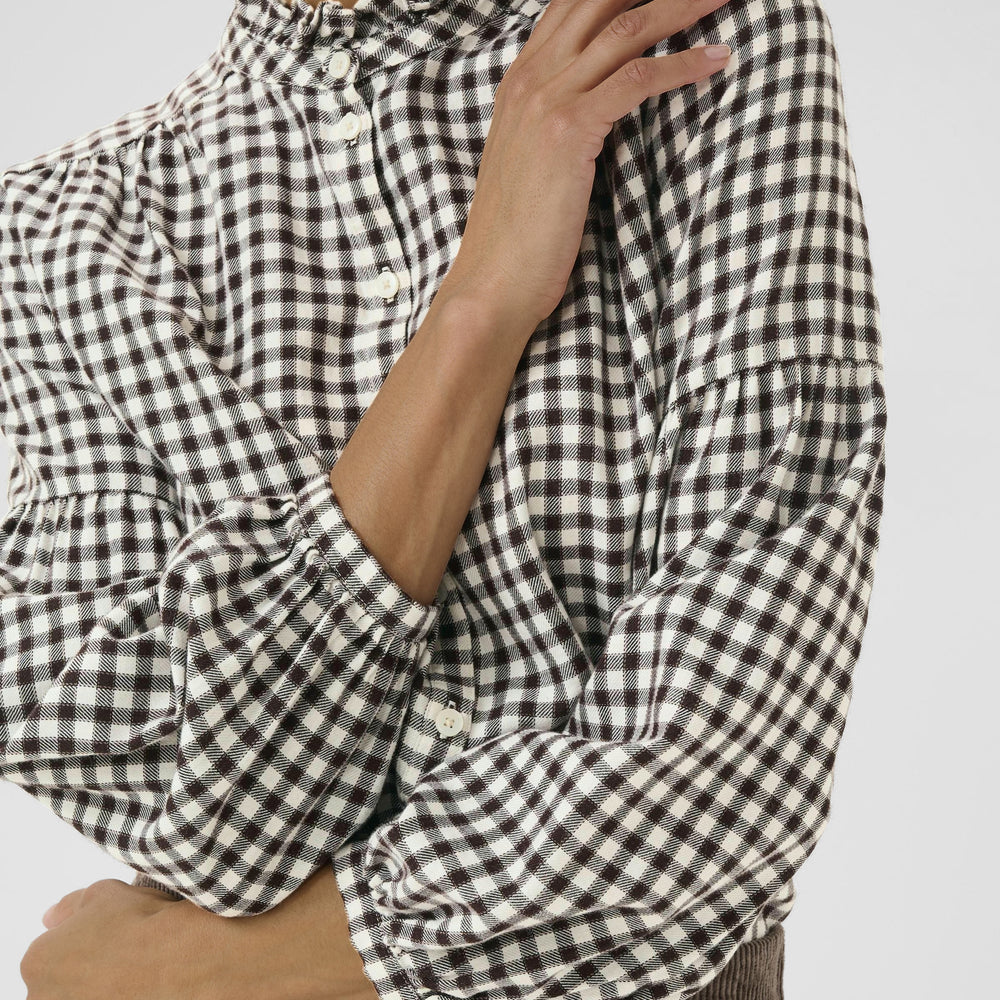 
                      
                        Samilla Shirt Ganache Mini Check
                      
                    