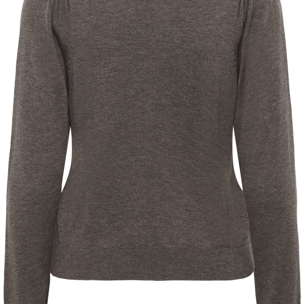 Evinas Pullover Dark Mink Melange