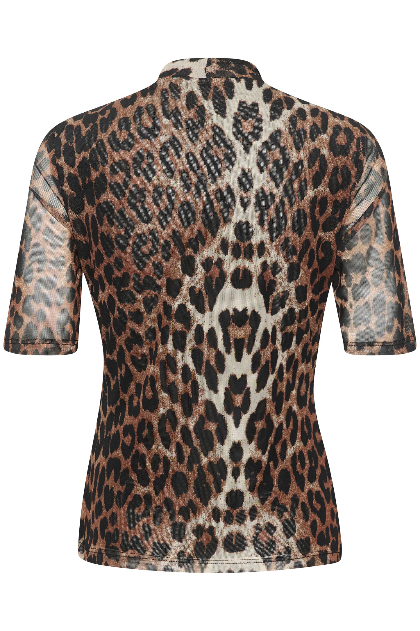 Aldora Wrap Blouse Leopard Pattern