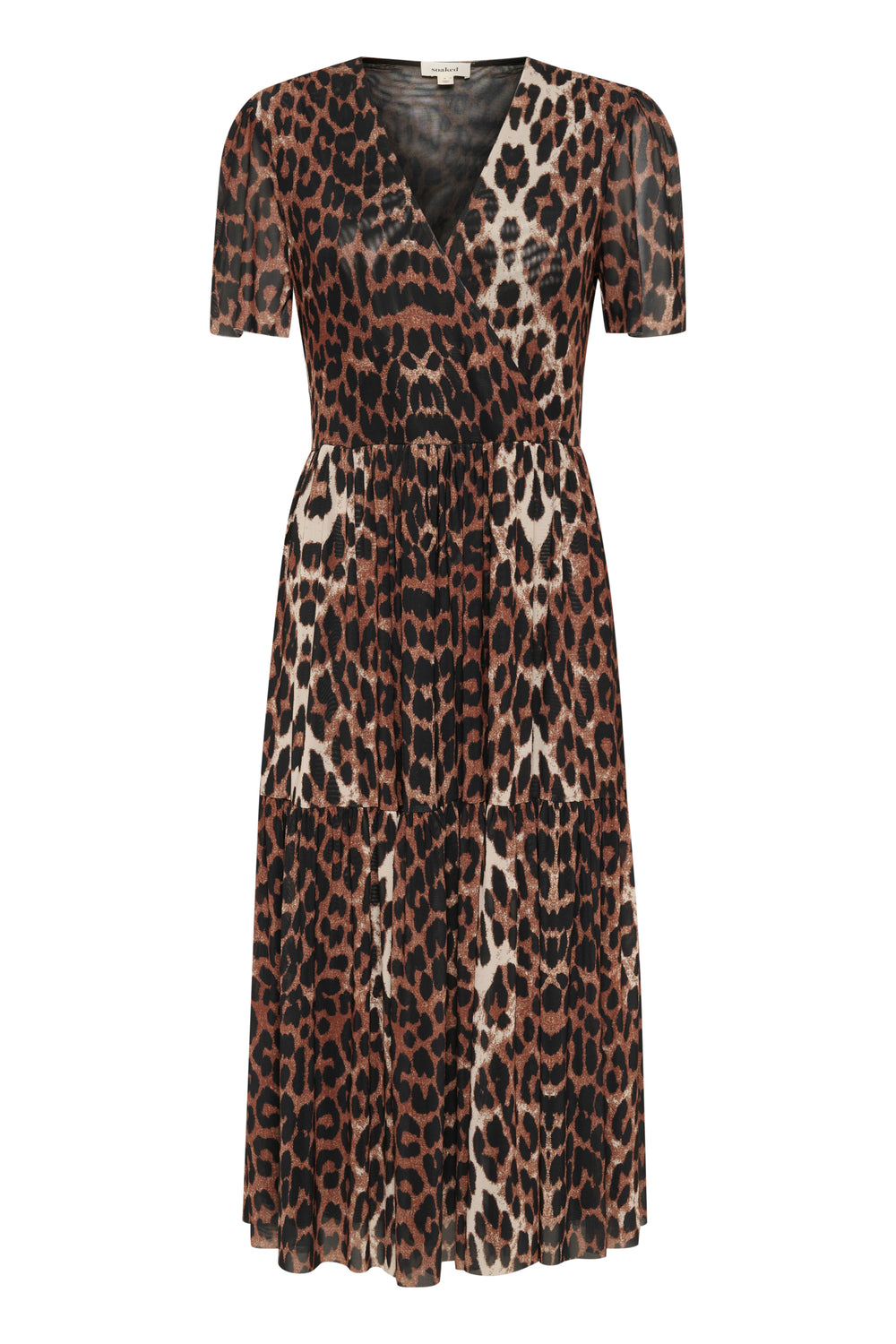 Aldora Dress Leopard Pattern