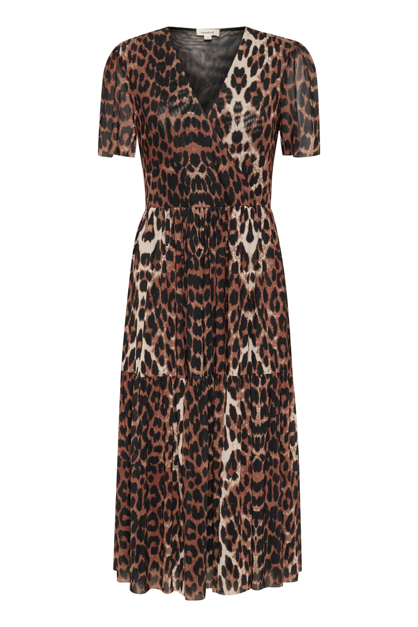 Aldora Dress Leopard Pattern