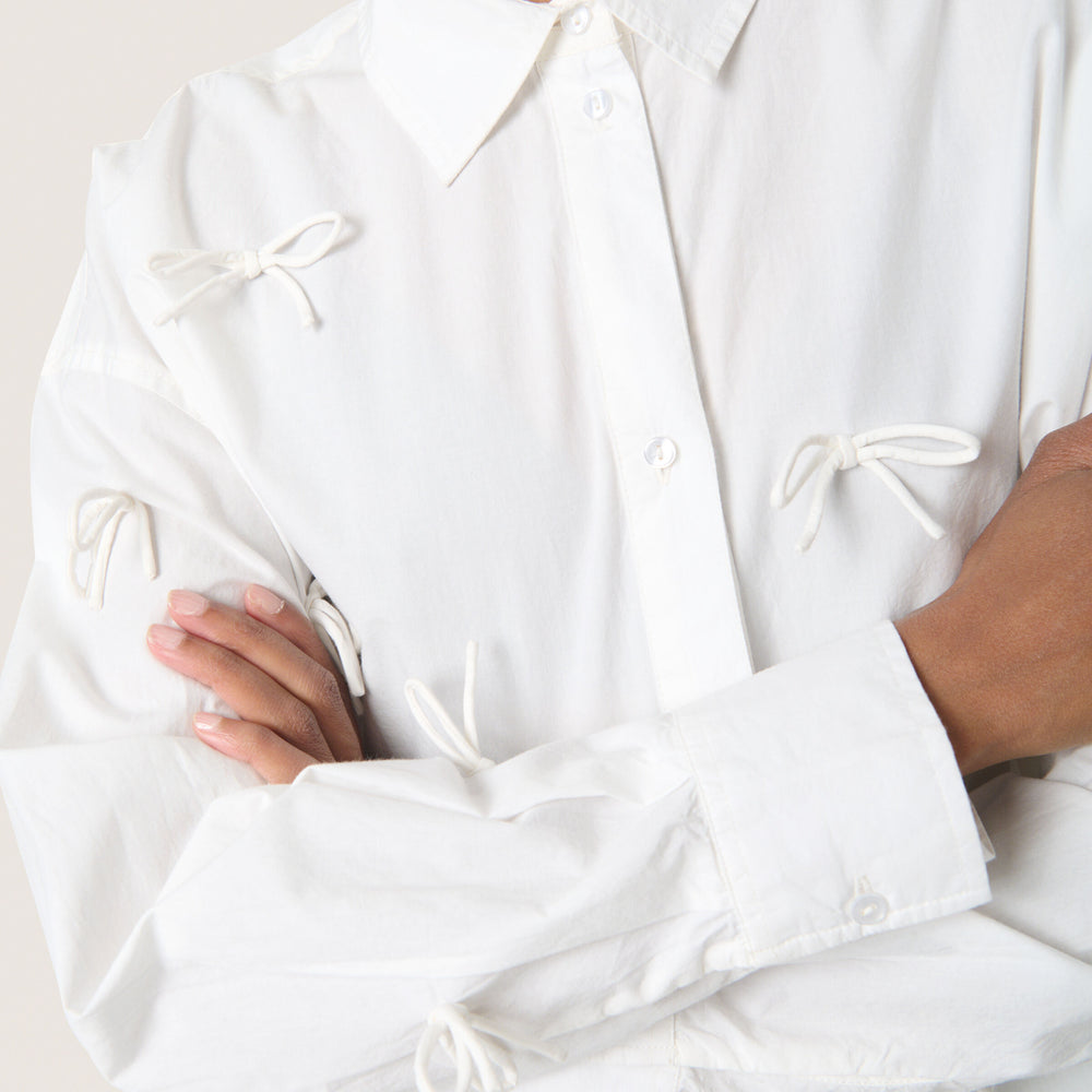 
                      
                        Joa Bow Shirt Broken White
                      
                    