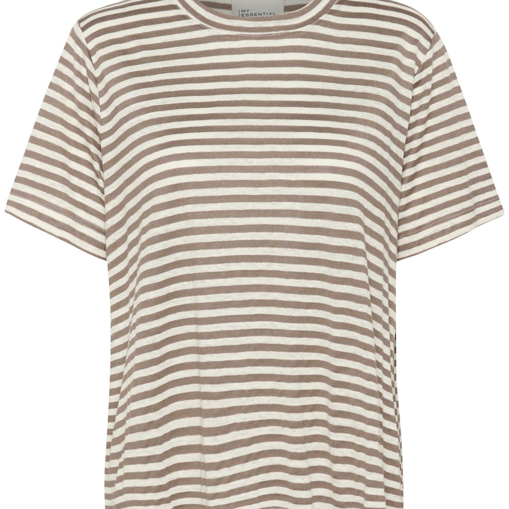 
                      
                        Lisa Striped Tee Major Brown Stripe
                      
                    
