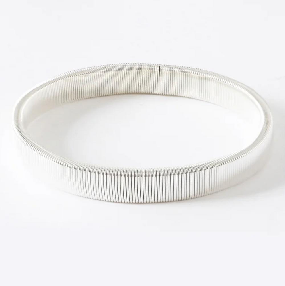 Skjortestrikk Silver