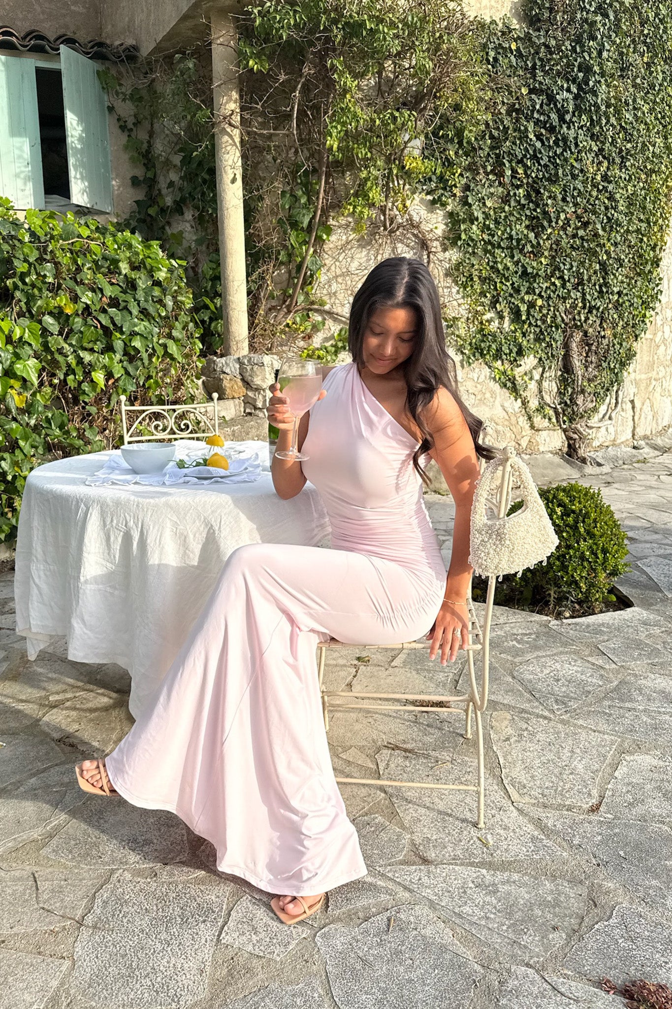 Andrea Maxi Dress PREODRER Light Pink