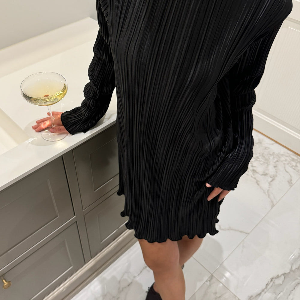 
                      
                        Kelly Plissé dress Black
                      
                    