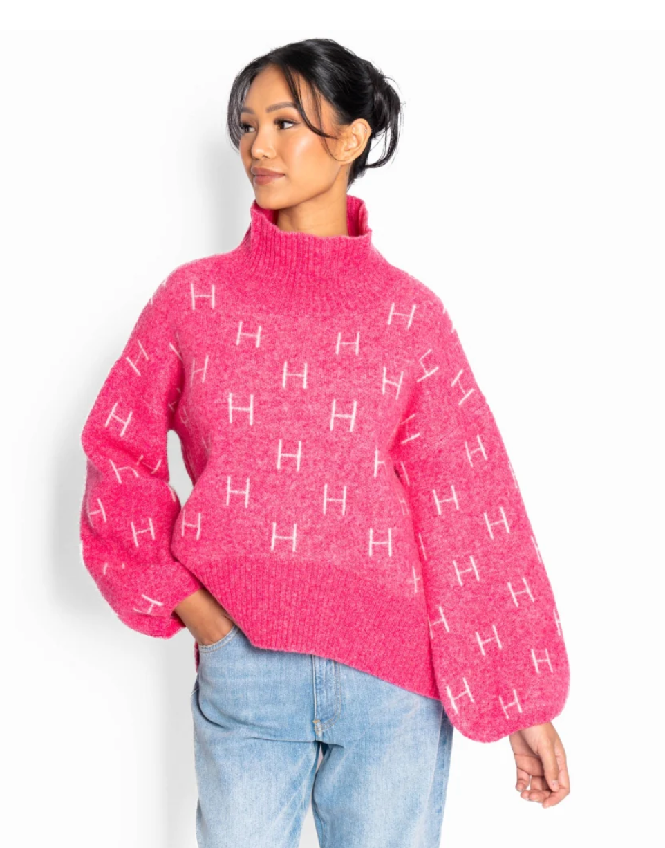 Fam Short Sweater Chateau Rose