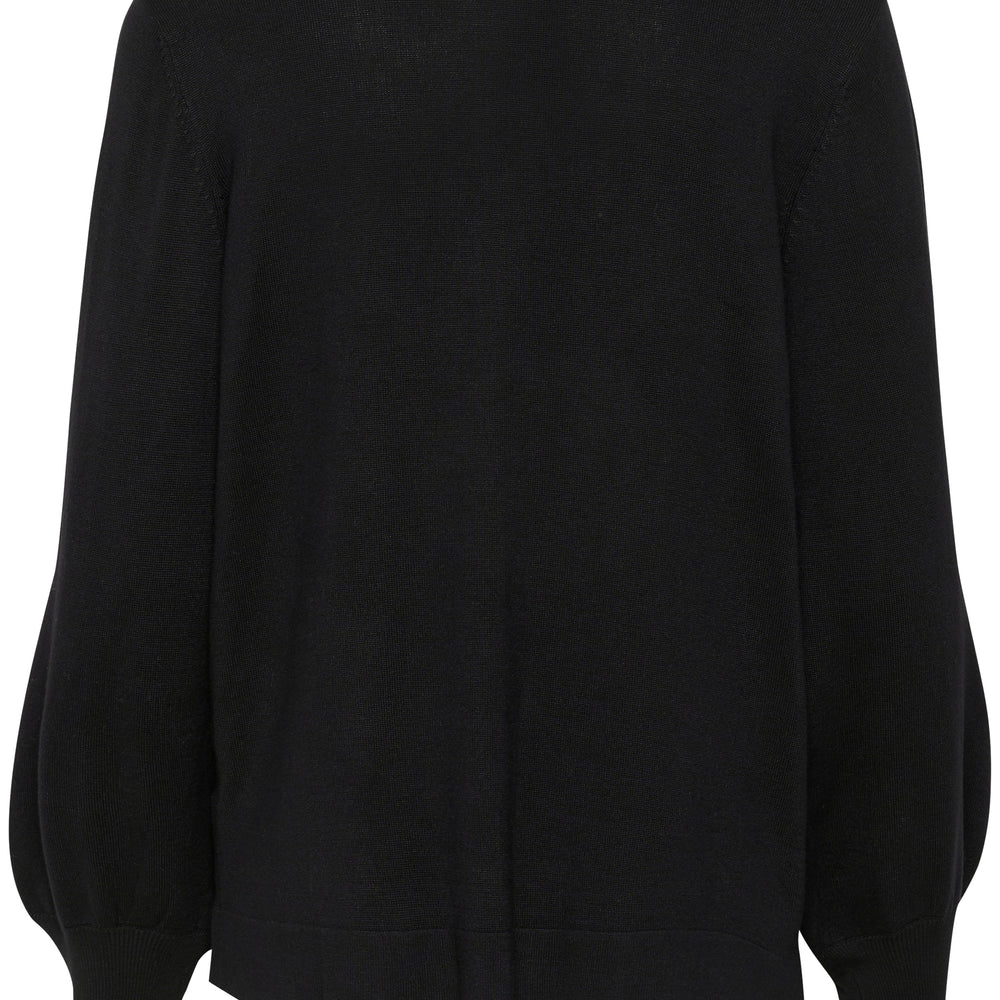 Annemarie Scallop Cardigan Black