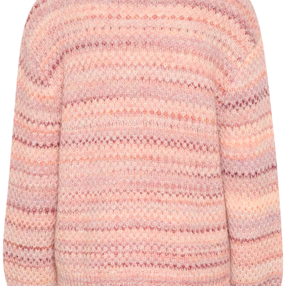 Hazel Pullover Pink Melange Multi