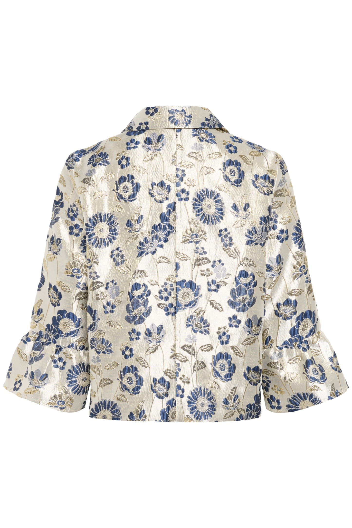 Brooke Jacket Dark Blue/Silver Flower