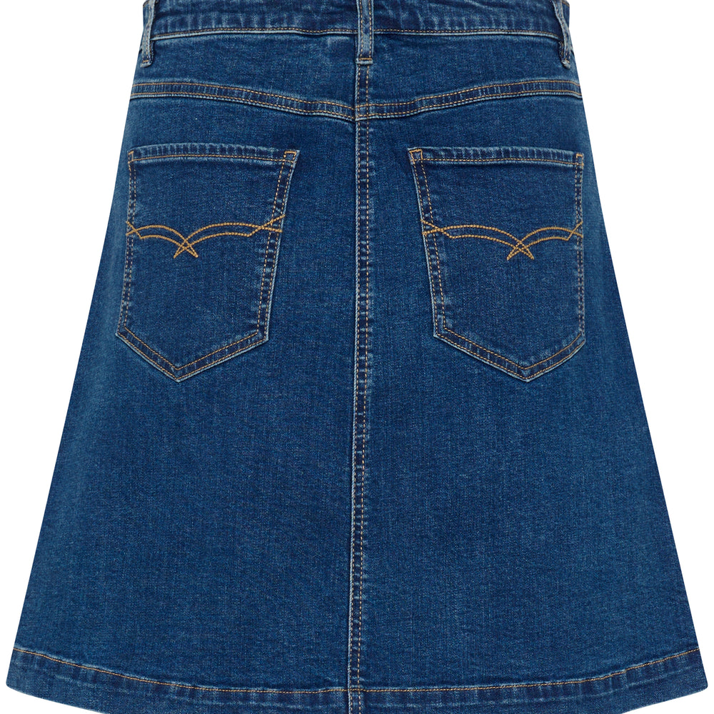 Lea Short Skirt Medium Blue