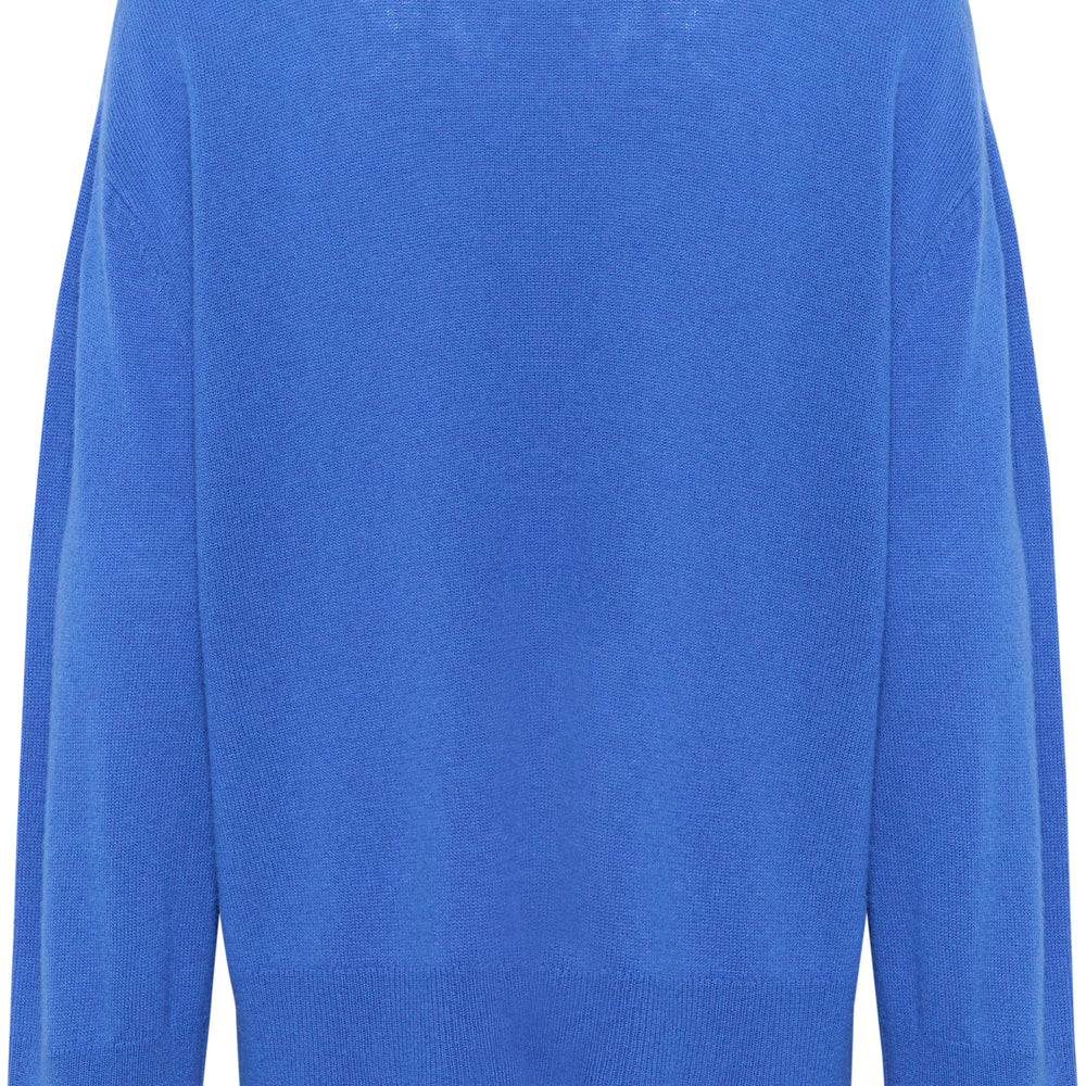 Callie Arrow Oversized Pullover Victoria Blue Melange
