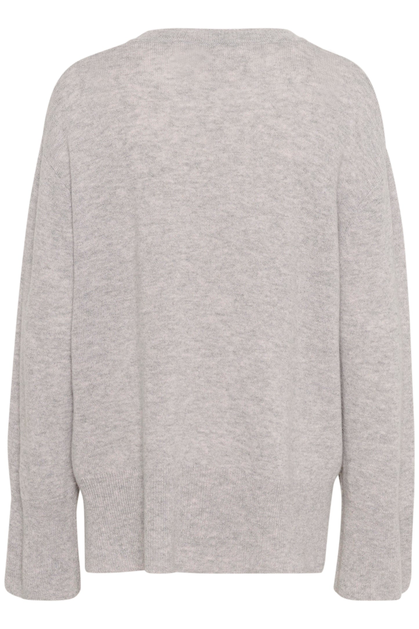 Callie Arrow Oversized Pullover Mid Grey Melange