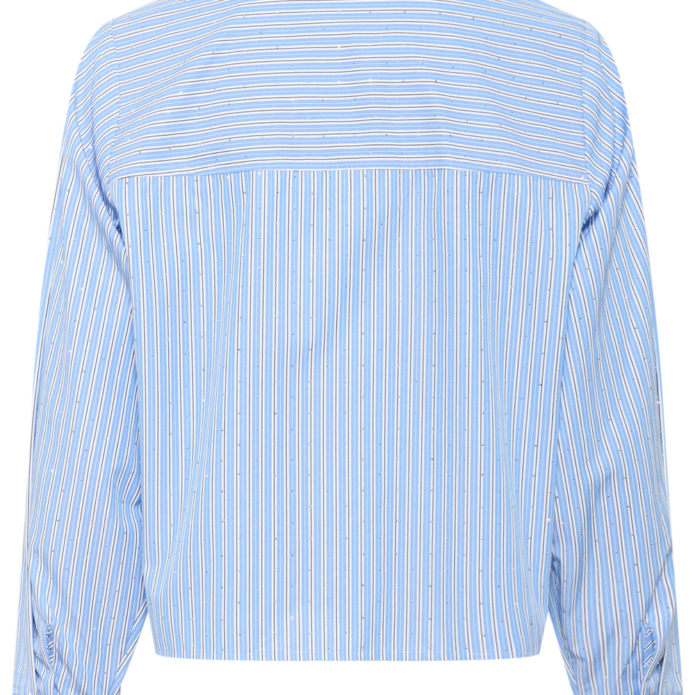 Aimi Short Shirt Blue/White Stripe