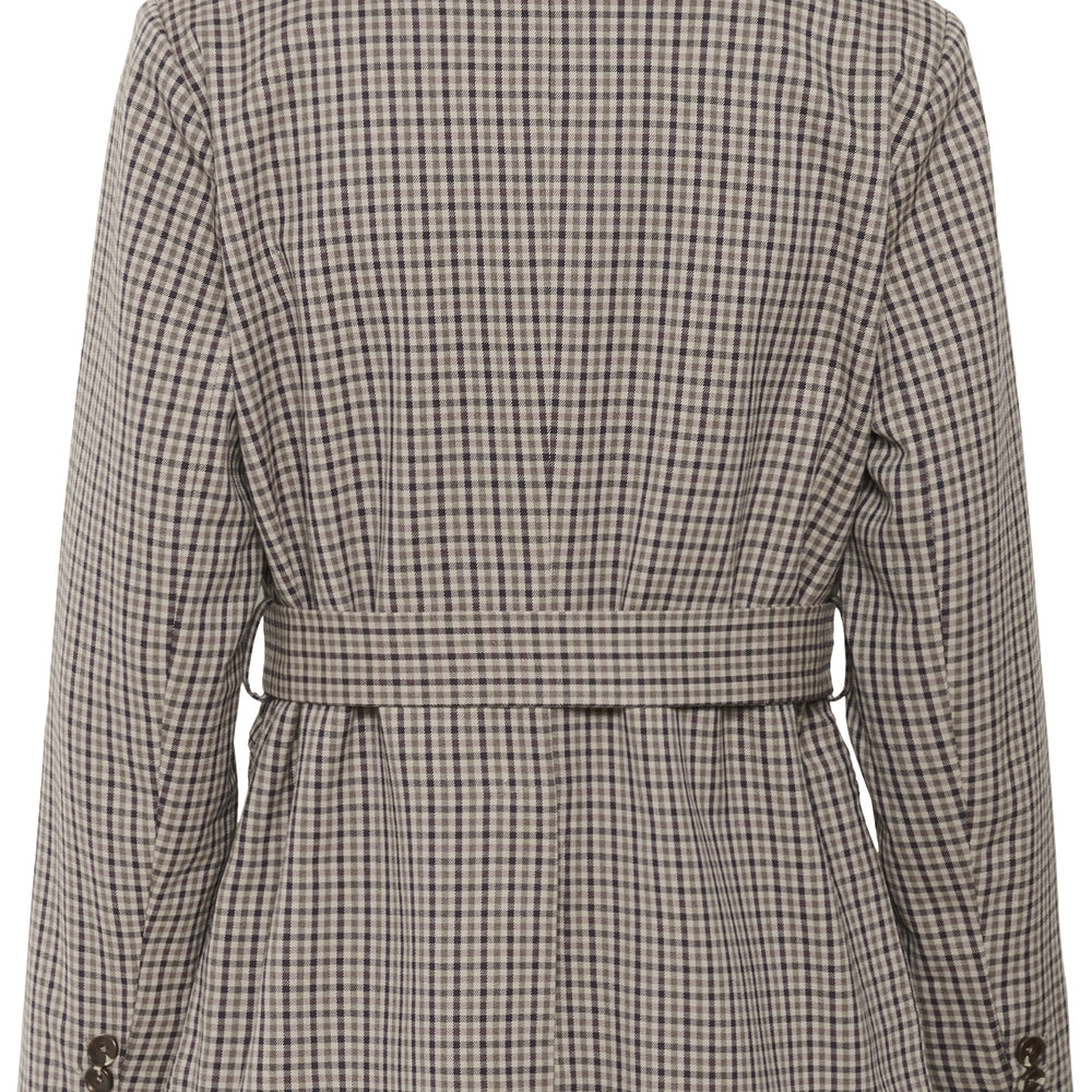 Checka Belt Blazer