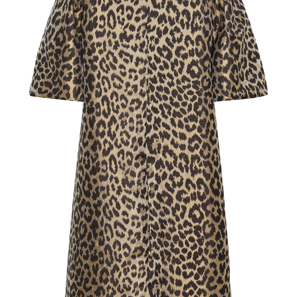 Carol Muxi Dress Leopard Pattern