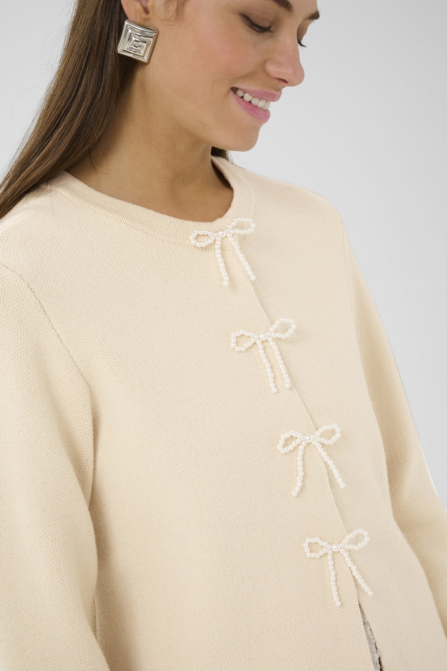 Holiday Cardigan Fog