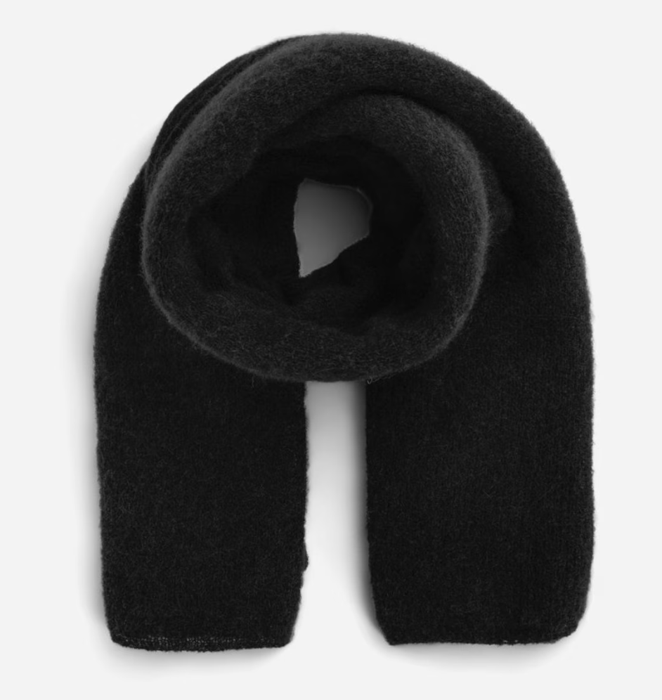 Basic Susanna Scarf Dark Grey