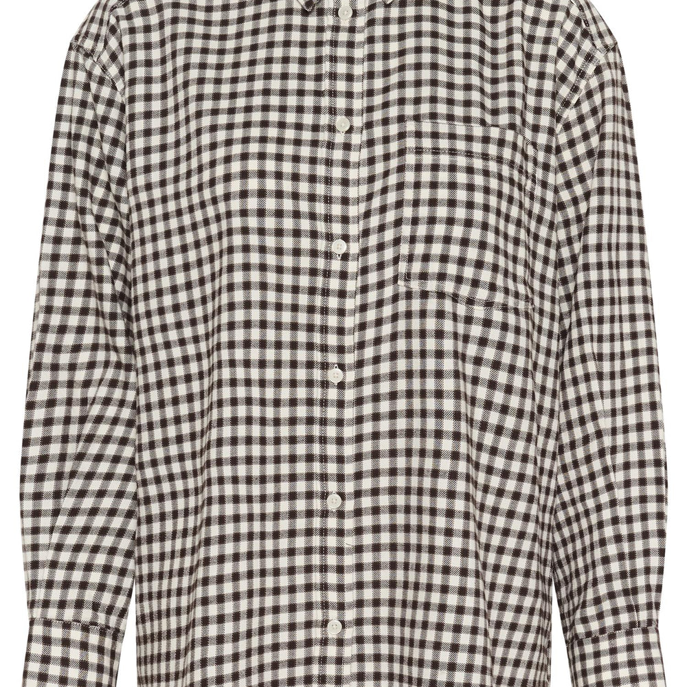 Samea Shirt Ganache Mini Check