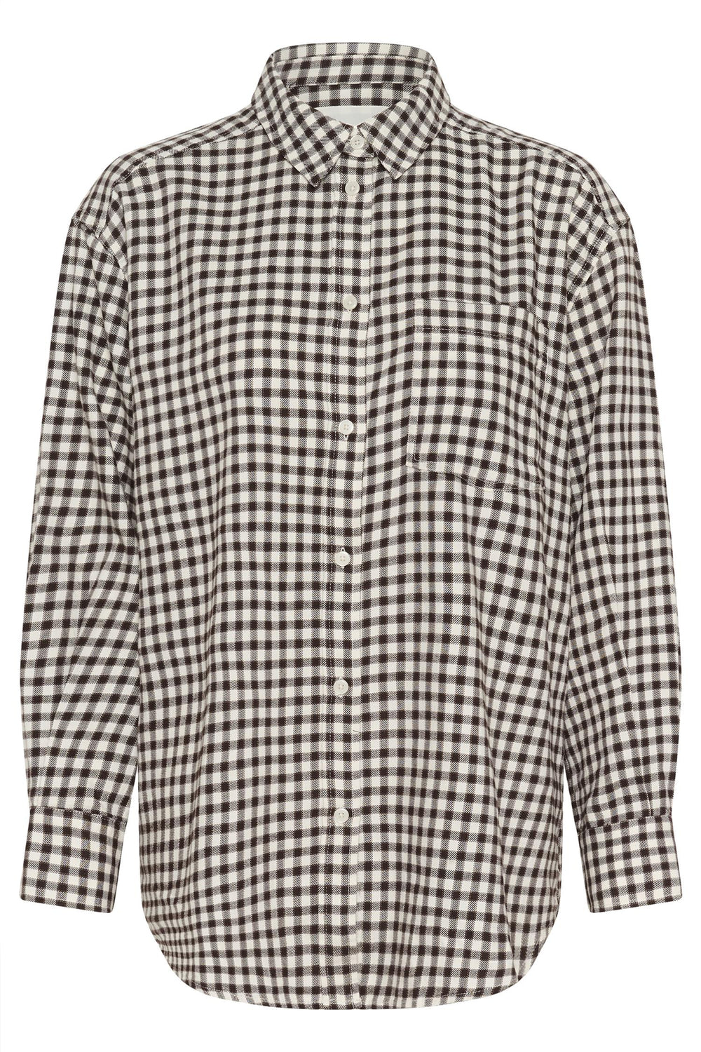 Samea Shirt Ganache Mini Check