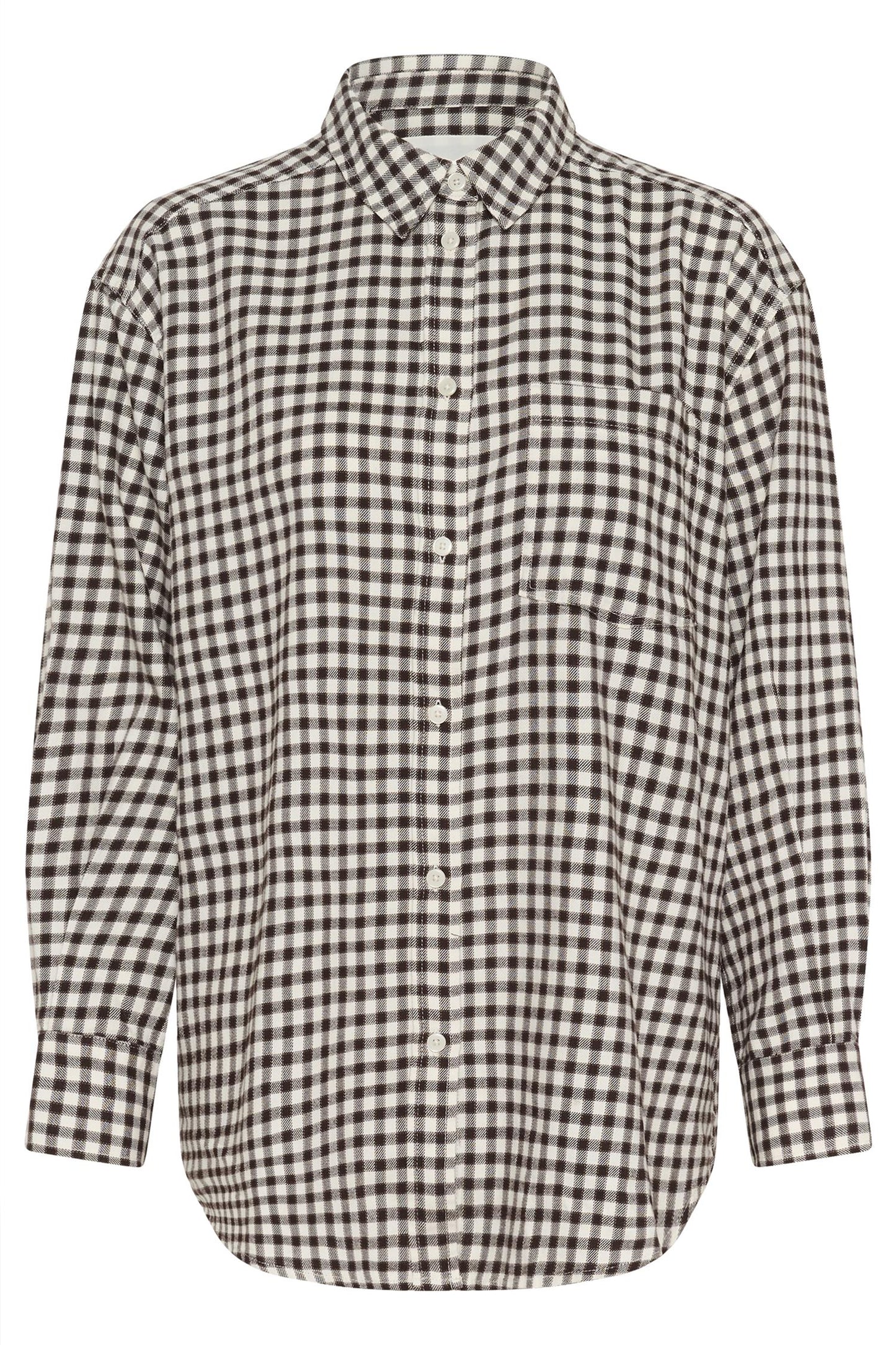 Samea Shirt Ganache Mini Check