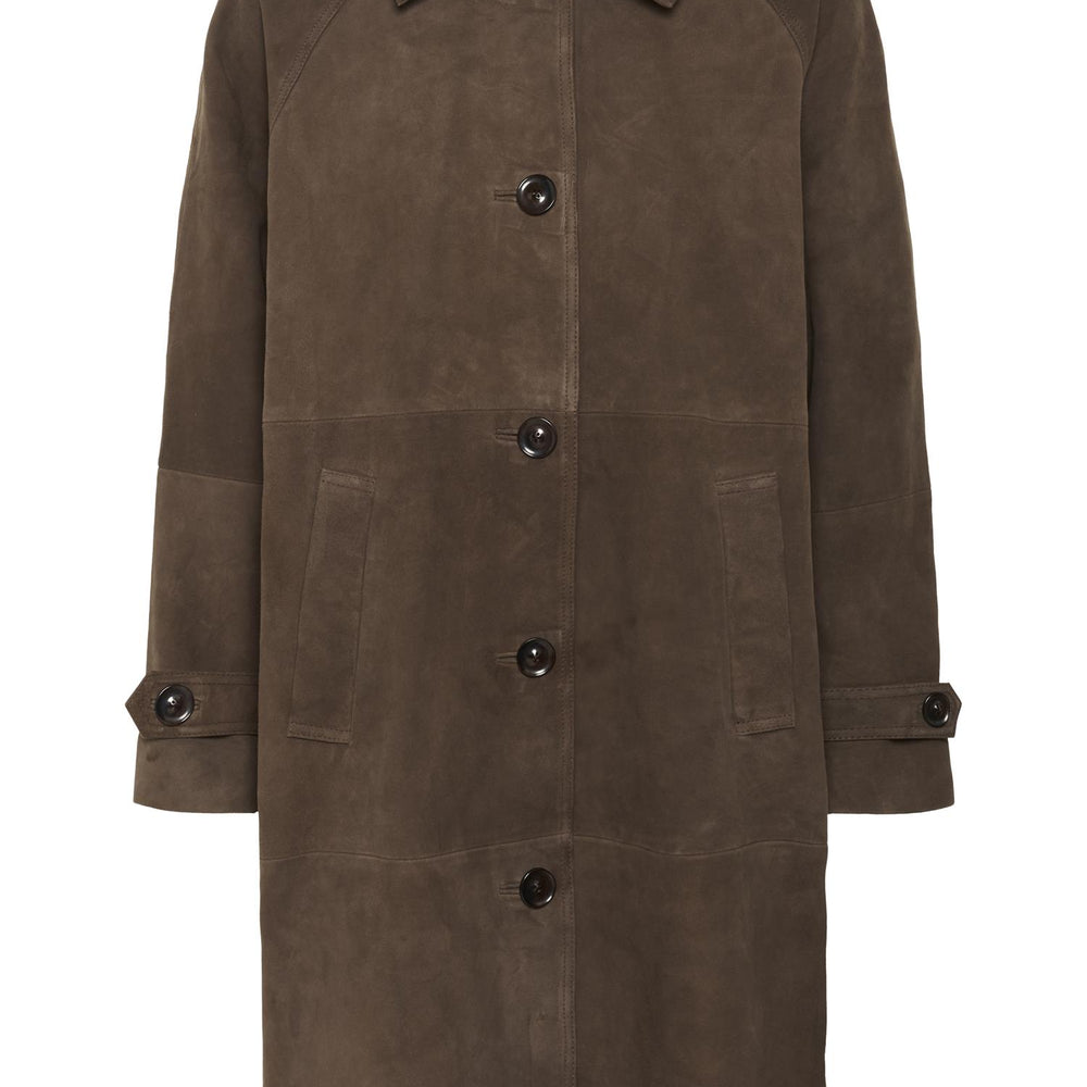 Tara Suede Coat Delicioso