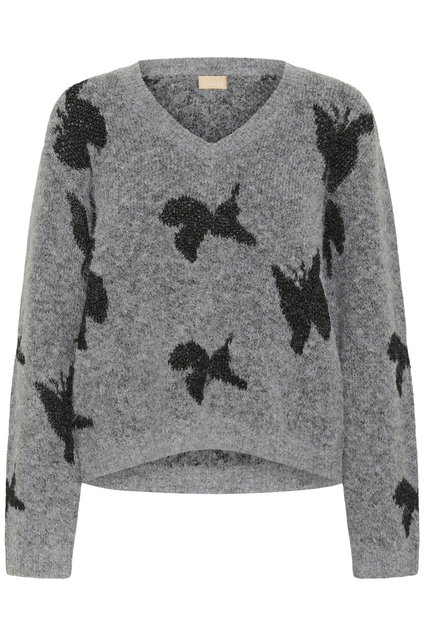Freya Pullover Mid Grey Melange