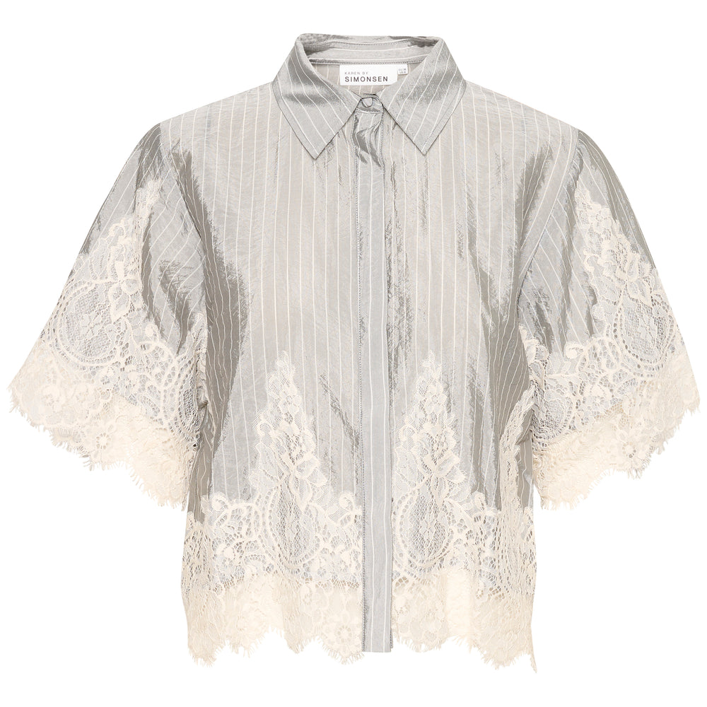 Pam Shirt Silver Cloud