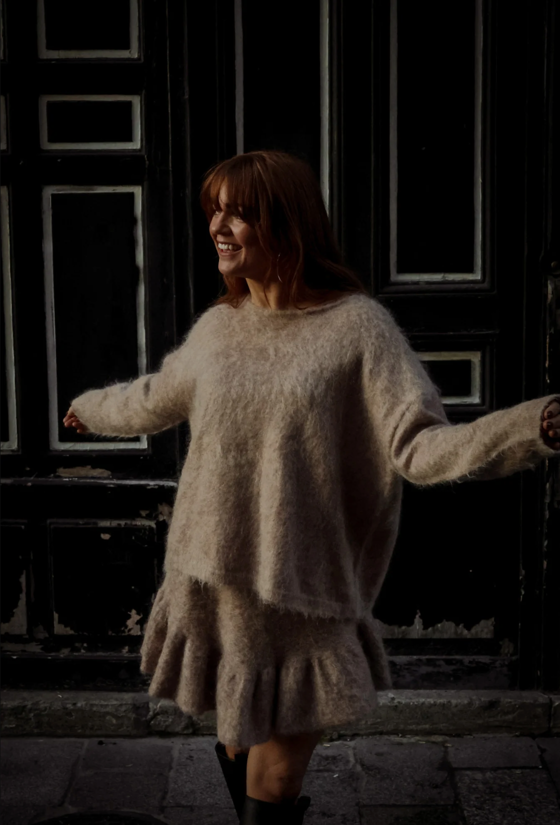 Boxy Sweater Beige