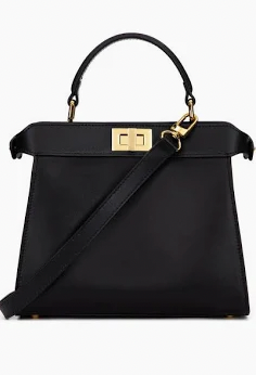 Leather Big Lady Bag Nappa Black