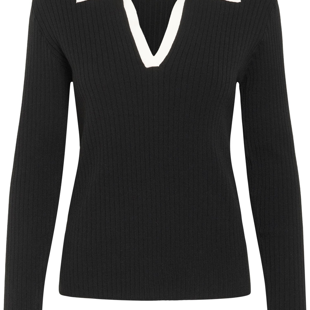 Lidya Polo Pullover Black