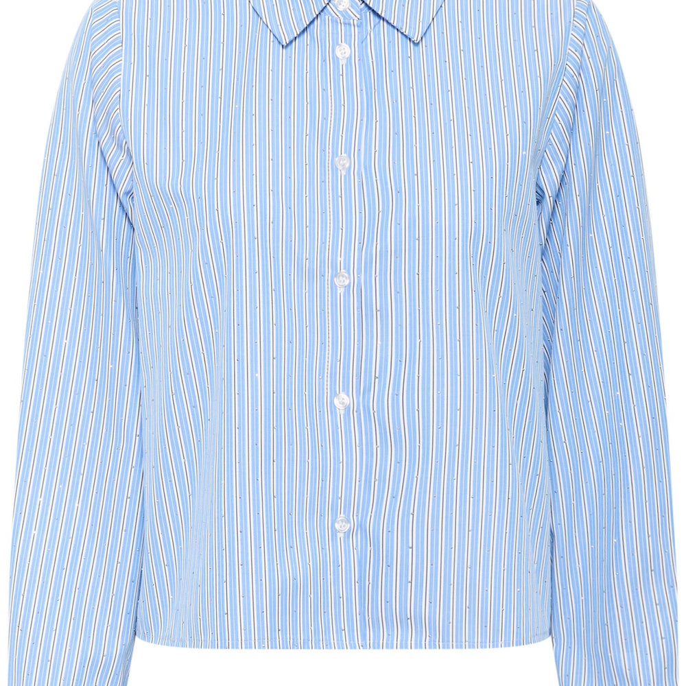 Aimi Short Shirt Blue/White Stripe
