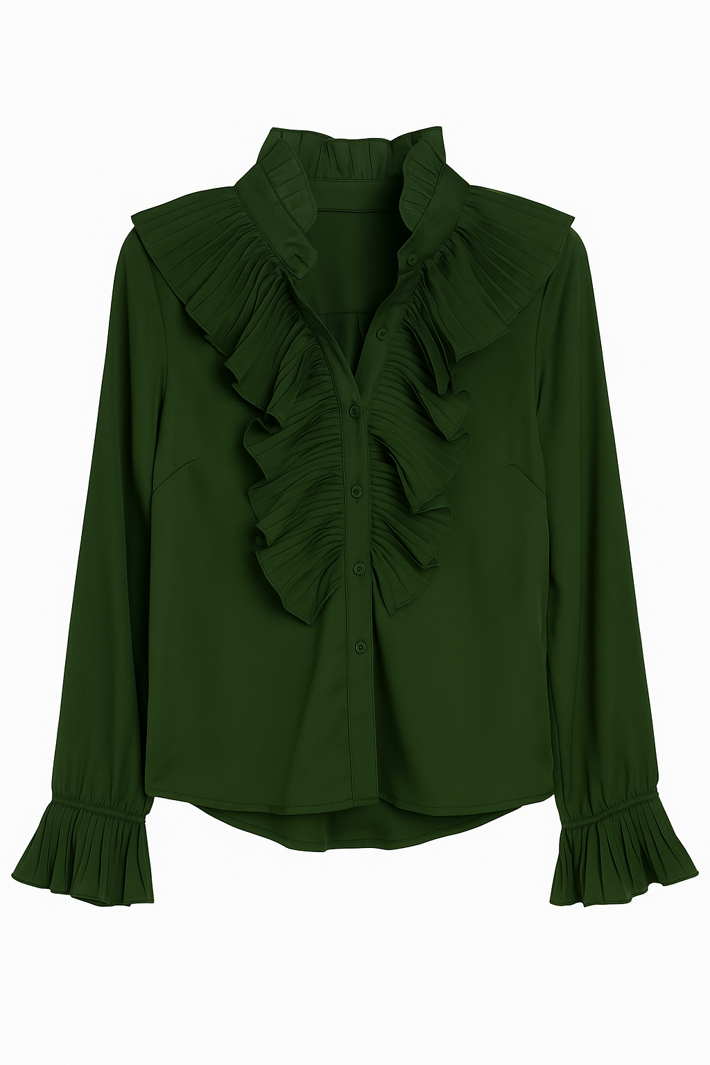 Natasja Bluse Dark Green