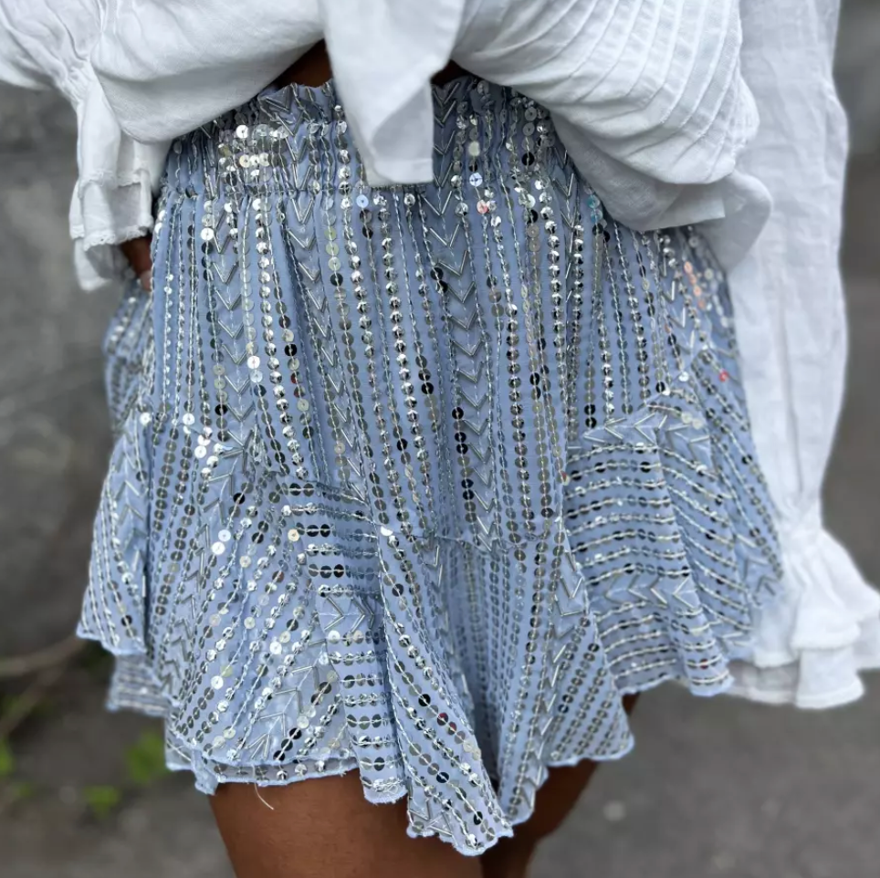 Extraordernary Skorts Ice Blue / Silver