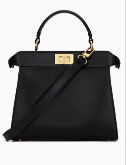 Leather Small Lady Bag Nappa Black