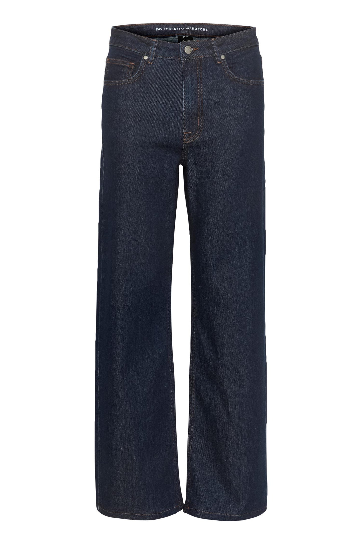 LouisMW High Wide Dark Blue Unwashed
