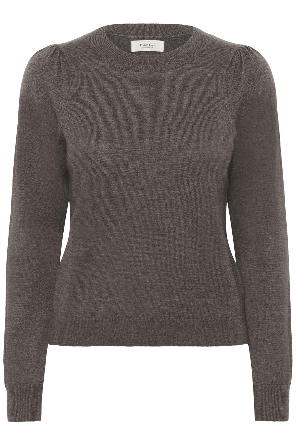 Evinas Pullover Dark Mink Melange